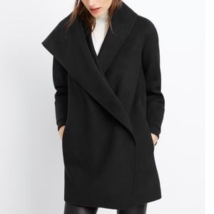 NWOT Vince Drape Front Wool Coat